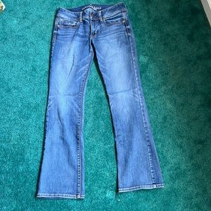 American Eagle kick boot super stretch jeans